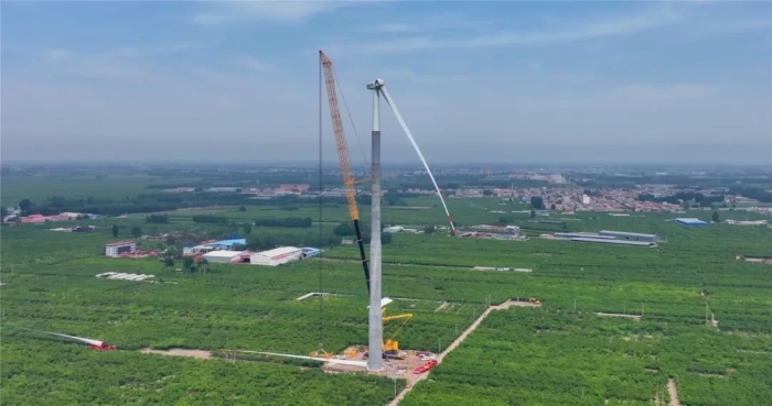 “全球第一吊”再臨燕趙！166米，XCA4000助力華北綠電
